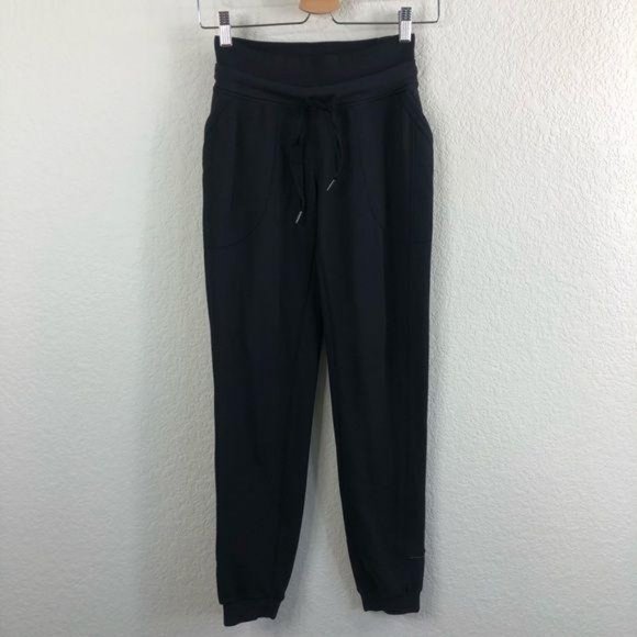 Lululemon Base Runner Pant III Wee Stripe Black He - Picture 3 of 13